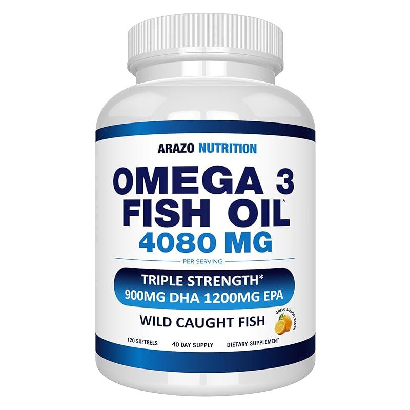 Amaze Your Health with Arazo Omega 3 Fish Oil Softgels!
