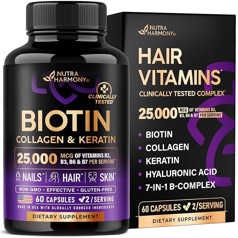 Effective Hair Support: My Take on Biotin & Collagen 60 Caps