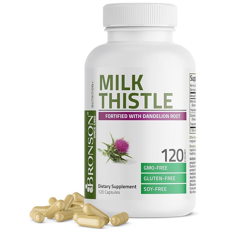 My Go-To for Detox: Bronson Milk Thistle Liver Support 120 Capsules