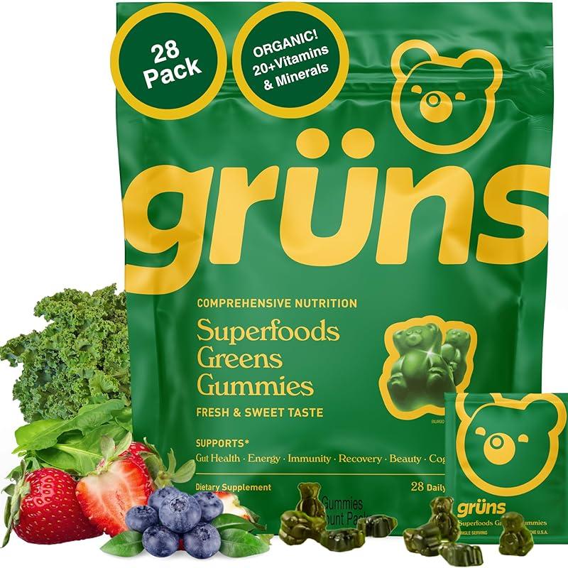 Gruns Super Greens Gummies: A Tasty Way to Boost Your Health