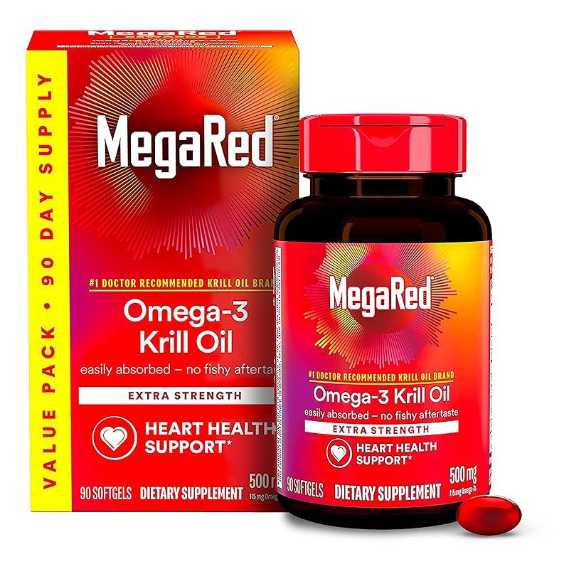 MegaRed Krill Oil: A Heart-Healthy Choice Without the Fishy Taste