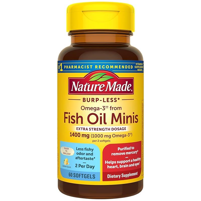 My Go-To Nature Made Extra Strength Fish Oil for Heart and Brain Health