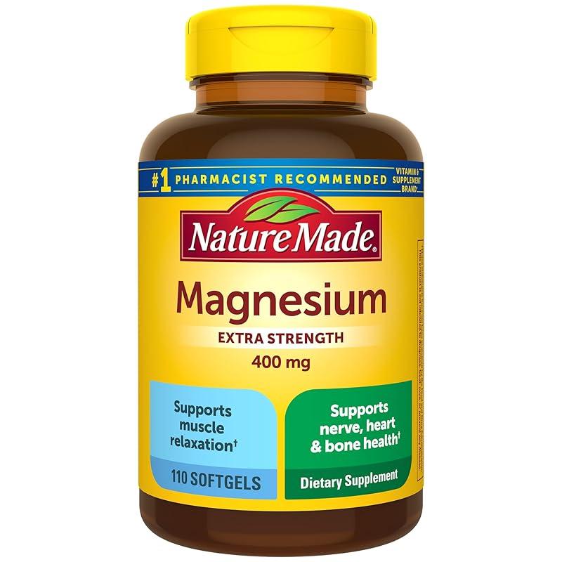 Nature Made Magnesium Softgels: Effective Support for Overall Wellness