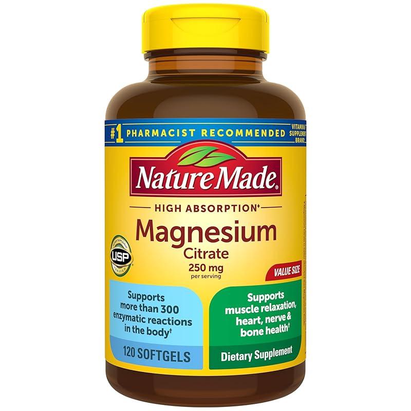 Nature Made Magnesium Softgels: Effective Support for Overall Health
