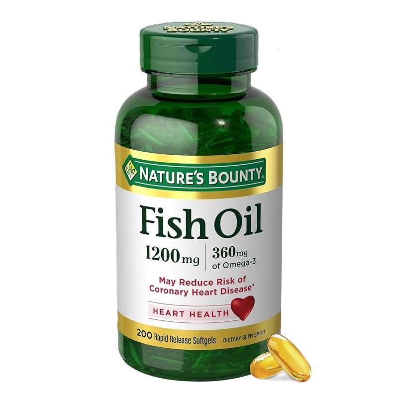 Nature’s Bounty Fish Oil: A Heart Health Essential That Delivers!