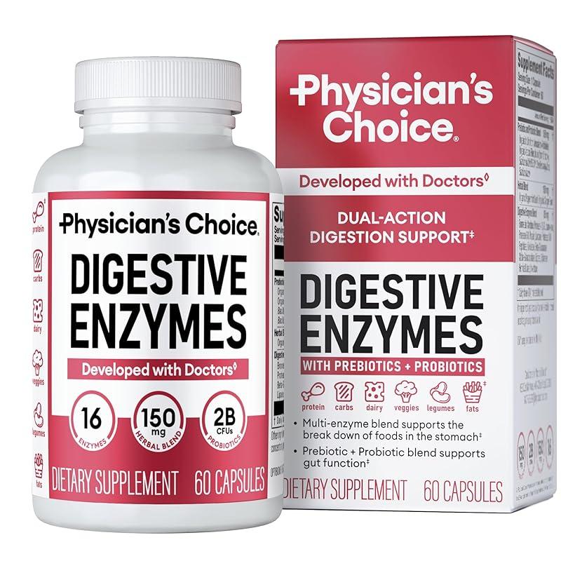 Transform Your Digestion: Physician’s CHOICE Enzymes Impress!
