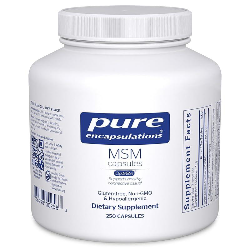 My Go-To for Joint and Immune Support: Pure Encapsulations MSM Capsules