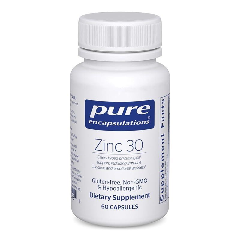 Pure Encapsulations Zinc 30mg: A Solid Choice for Immune Support