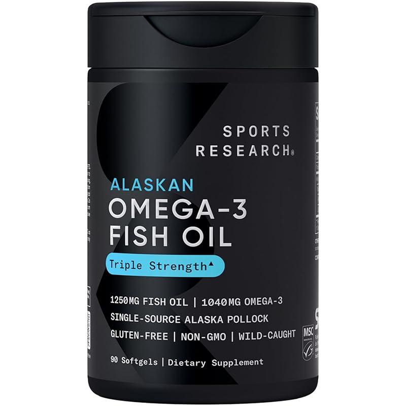 Sports Research Omega 3: A Potent Fish Oil with No Fishy Aftertaste