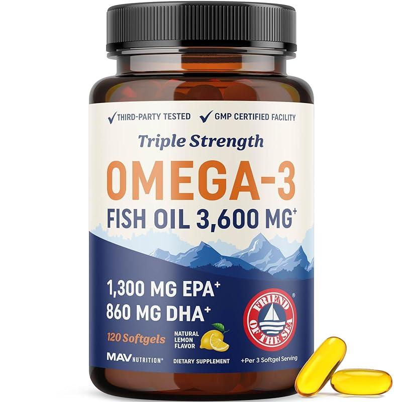 Impressive Omega-3 Benefits with Triple Strength Fish Oil