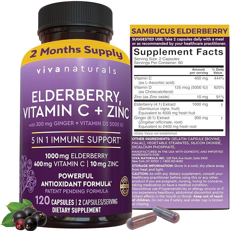 Viva Naturals Elderberry: A Powerful Ally for Immune Support